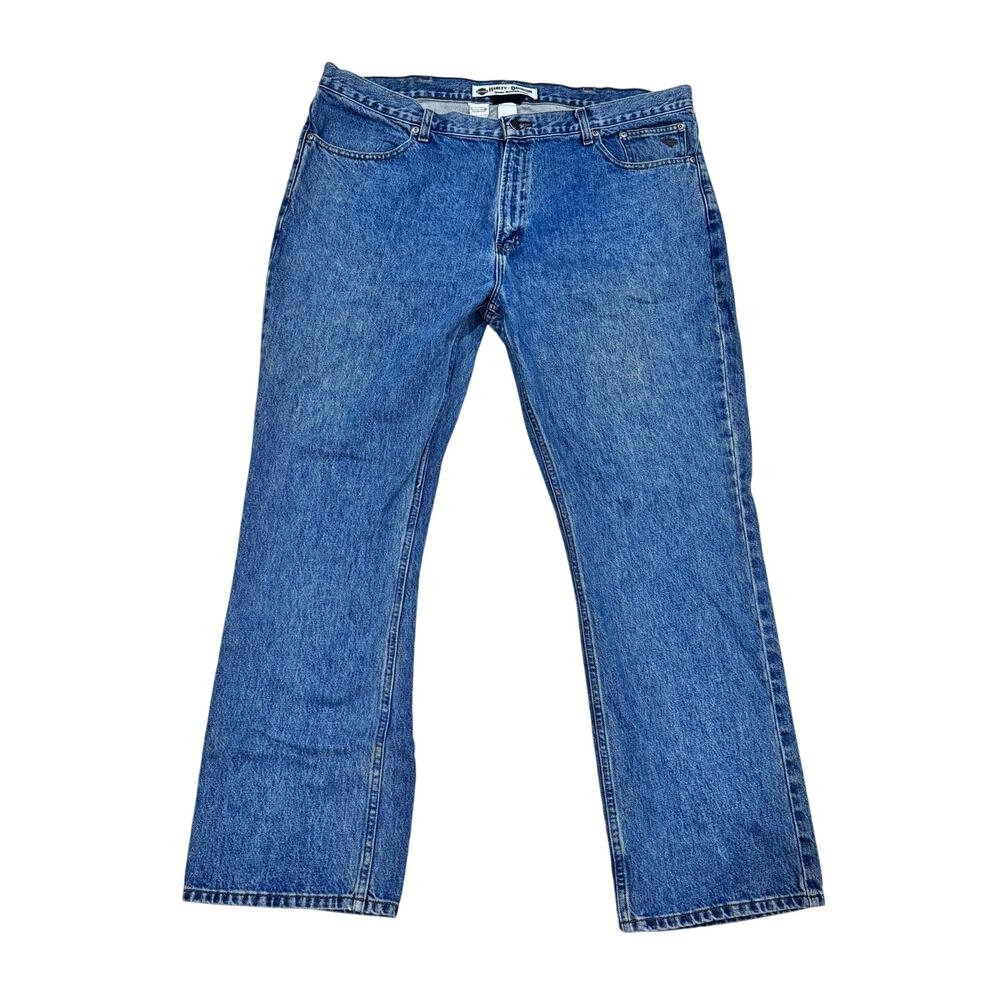Harley-Davidson Jeans Men 42x32 Measures 31in Blue Stonewash
